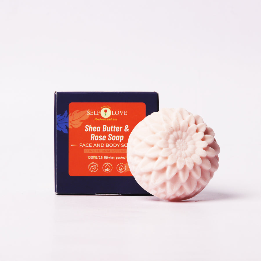 Shea Butter & Rose Soap | Handmade Soap Bar | Self Love Soaps
